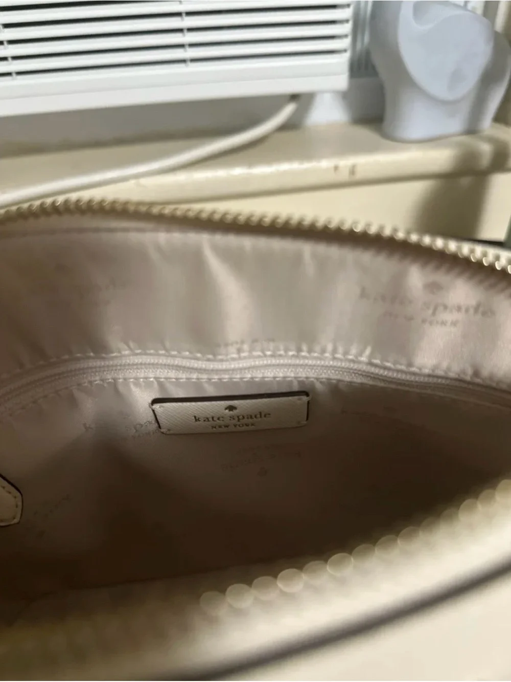 kate spade Cream Dome Crossbody Bag